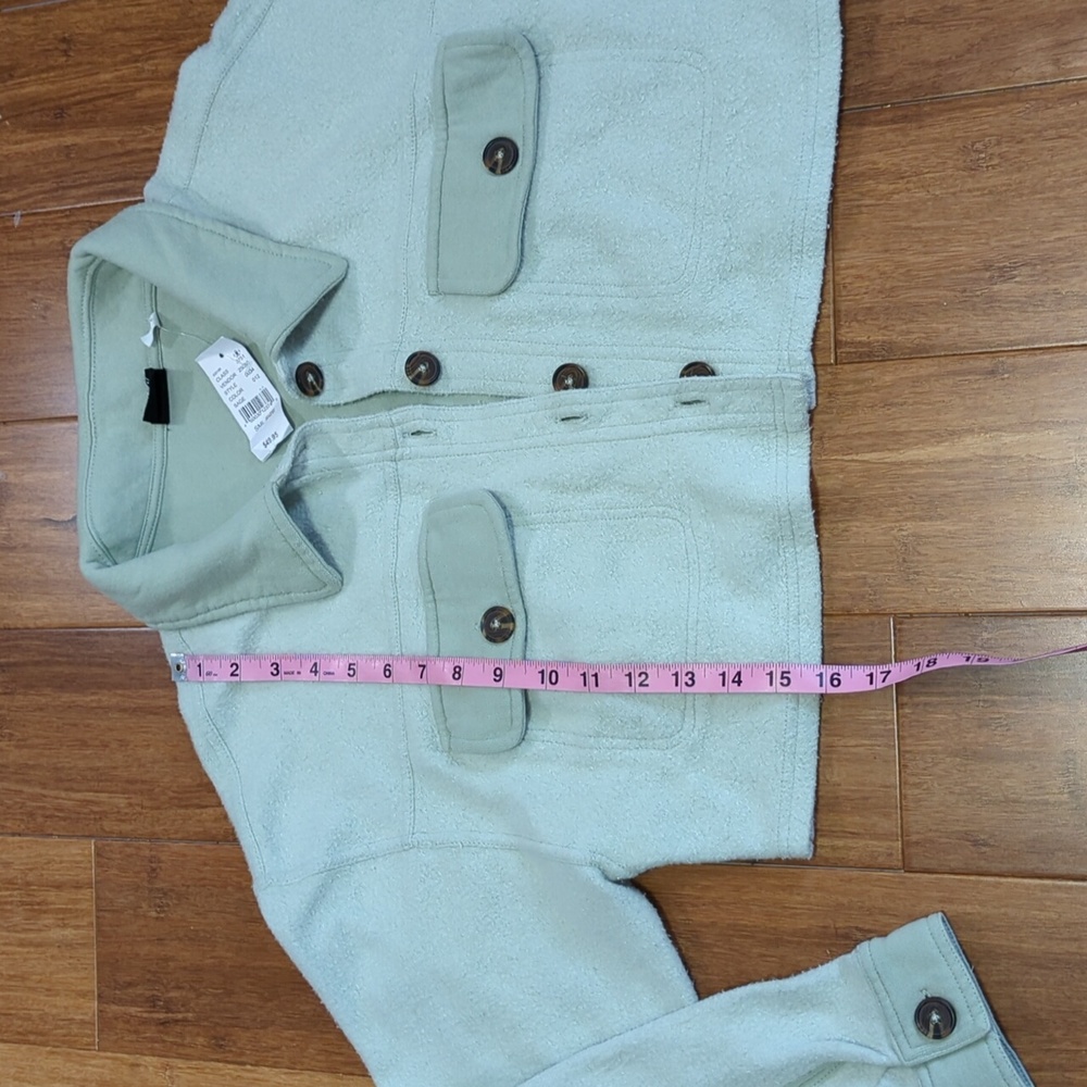 PacSun Charlie Cropped Shacket Jacket Size Small - Picture 8 of 12